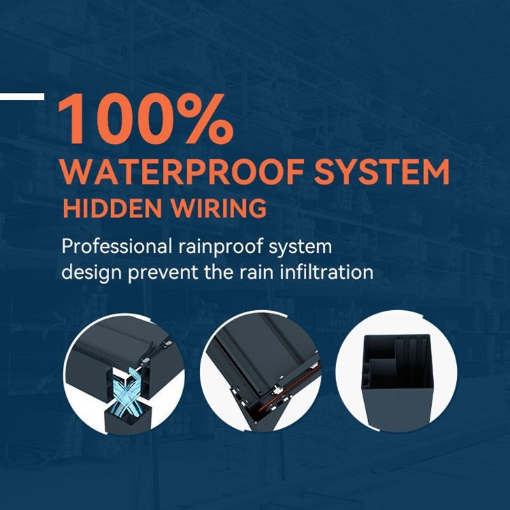 25.10.21-Aluminum Pergola Kit with Adjustable Roof-5